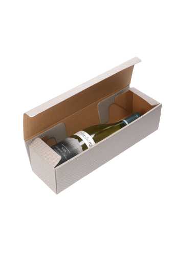 Luxe Wijndozen Ferro Grijs Line voor 1 fles 34x9x9cm 100stuks