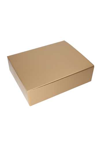 Luxe Wijndozen Ferro Goud voor 3 fles 34x27x9.5cm 30stuks