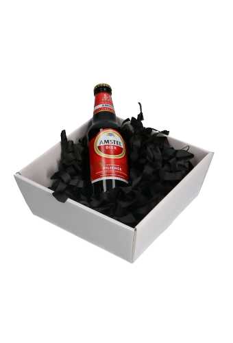 Geschenkdoos Korf Mera Witte Dots Relief 17x17x8cm 50stuks OP IS OP