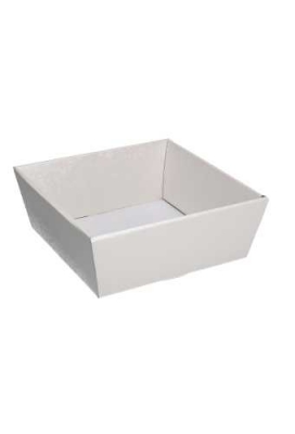 Geschenkdoos Korf Bardi Witte Dots Relief 21x21x9cm 50stuks OP IS OP
