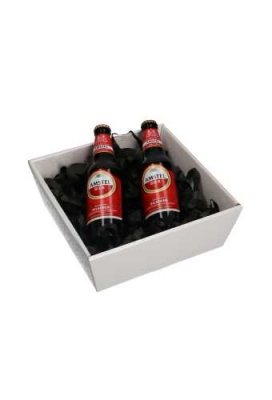 Geschenkdoos Korf Bardi Witte Dots Relief 21x21x9cm 50stuks OP IS OP