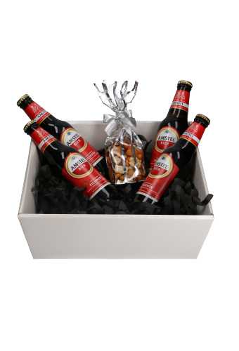 Geschenkdoos Korf Mera Witte Dots Relief 26x26x10cm 50stuks OP IS OP