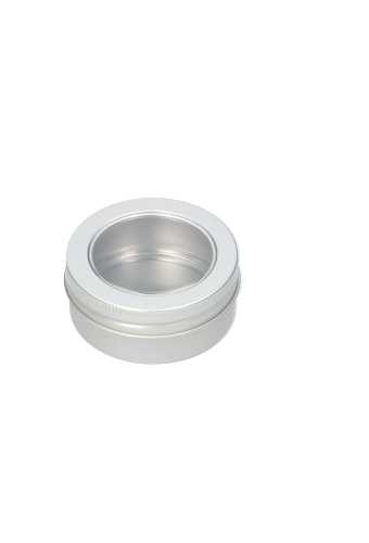 Blikken Blanco Rond & Venster 6.5x2.8cm 1stuks