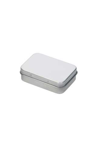 Blikken Blanco Rechthoekig 6x4x1.8cm 1stuks