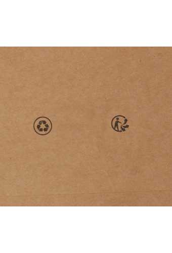 Kadotasjes Sevem Kraft & Katoen Koord 18x17.5x25cm 10stuks