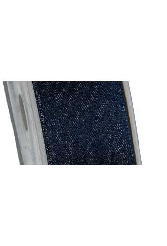 Luxe Satijn Dubbel Lint Blauw Metallic 25mm x 20meter