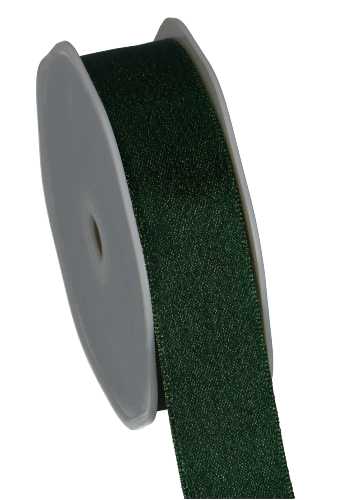 Luxe Satijn Dubbel Lint Groen Metallic 25mm x 20meter