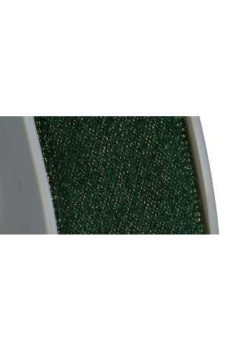 Luxe Satijn Dubbel Lint Groen Metallic 25mm x 20meter