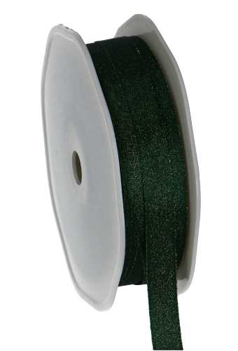 Luxe Satijn Dubbel Lint Groen Metallic 10mm x 25meter