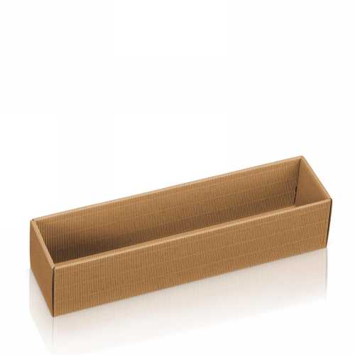 Wijndoos Modern Naturel Rib 38x9x9cm 1 fles 25stuks