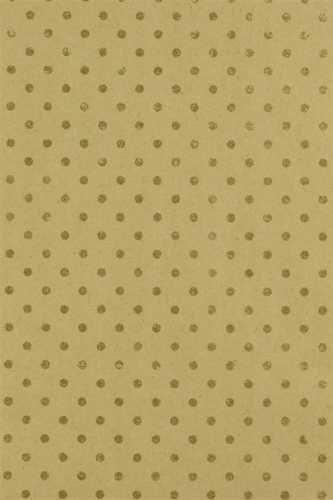 Kadopapier Glitter Dots Goud 70gr 40cm x 100meter