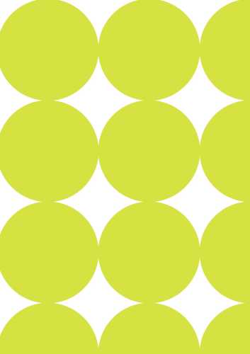 Geschenkpapier Trendy big dots lime 60cm x 200meter