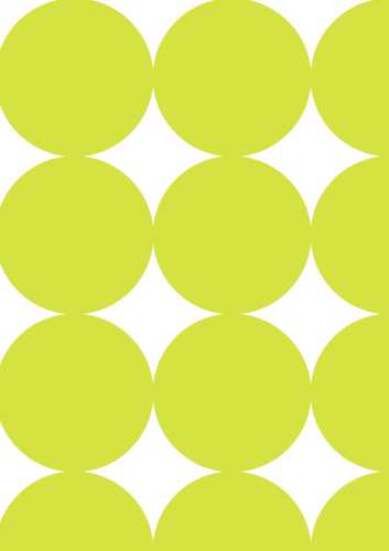 Geschenkpapier Trendy big dots lime 60cm x 200meter