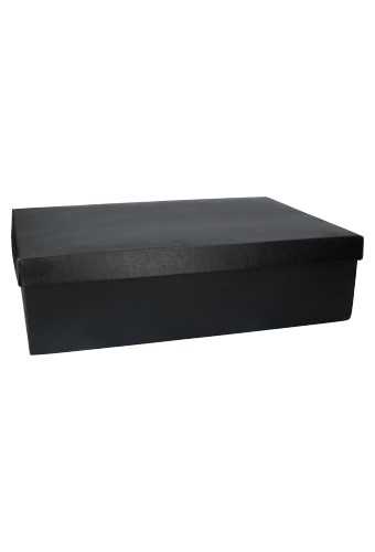 Luxe Kadodoosje & Deksel Bruno Zwart 45.5x32x15cm 535gr 10stuks