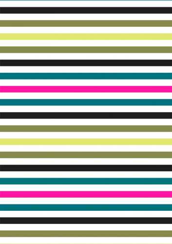 kadopapier Trendy stripes neon petrol 70cm x 200meter