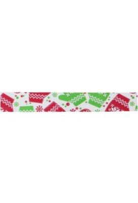 Kerst Mini Bows Strik Rond 50mm Wanten Groen Rood Met Plakker 50st Kerst Mini Bows Strik Rond 50mm Wanten Groen Rood Met Plakker 50st