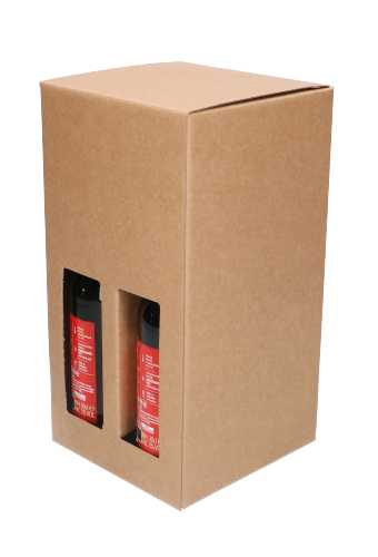 Bierverpakking Draagdoos Nordhorn Kraft voor 4 flesjes 33cl 10stuks