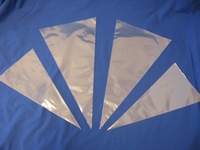 Snoepzak & Puntzak Transparant Blanco 18x37cm 250stuks