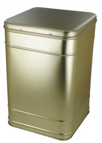 Blikken Goud Design Square 5 lb 16.9x16.9x25.5cm 6stuks