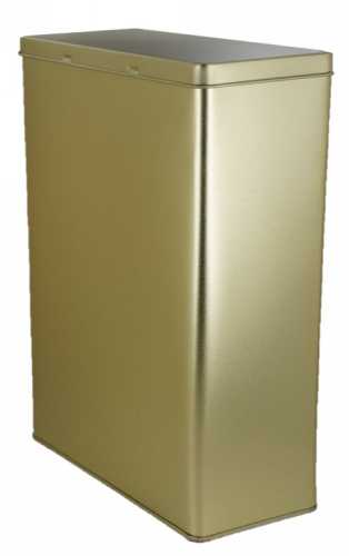 Blikken Goud Design Rectangular 2.5 lb 19.1x8.7x25.5cm 12stuks