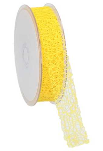 Cadeaulint Honey Weblint Geel 25mm x 20 meter