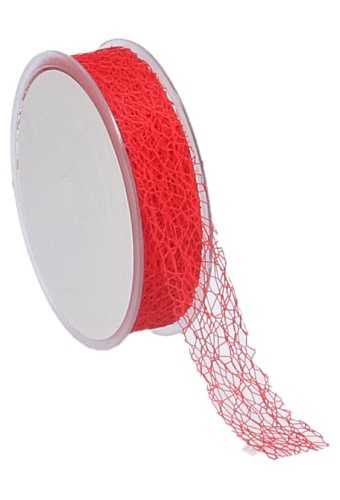 Cadeaulint Honey Weblint Rood 25mm x 20 meter