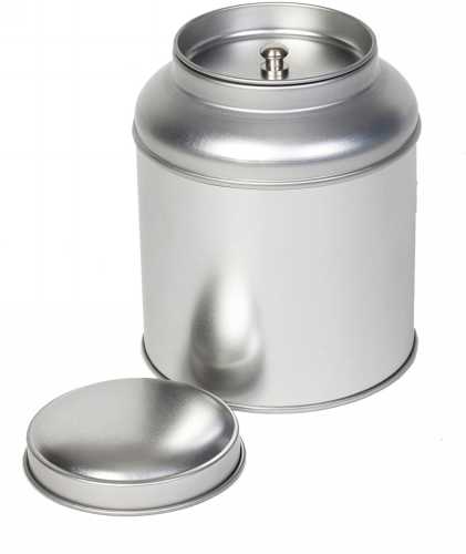 Blikken Blanco Rond met extra deksel r9x11.5cm 12stuks