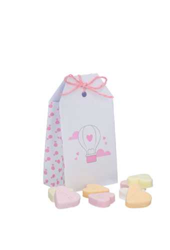 Kadozakjes Luchtballon Baby Roze  5.5x3.5x10cm 10stuks