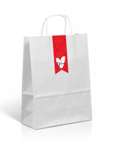 Langwerpig Sluitzegel Liefde For You 3.5 x 11.5cm 200stuks