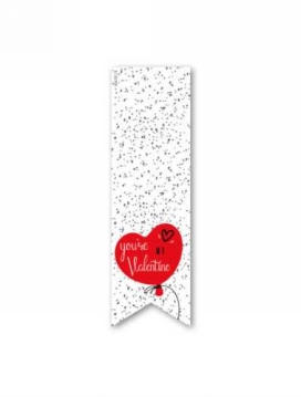 Langwerpig Sluitzegel Liefde You Are My Valentine 3.5 x 11.5cm 200st Langwerpig Sluitzegel Liefde You Are My Valentine 3.5 x 11.5cm 200st