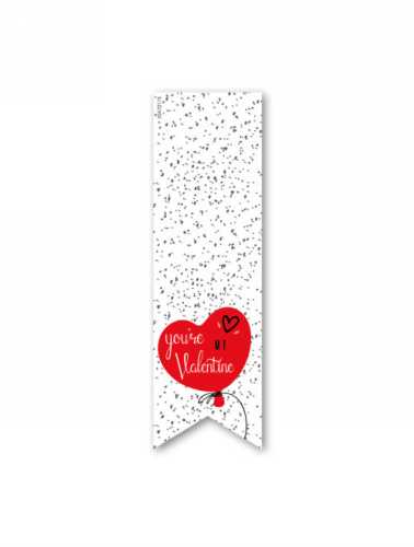 Langwerpig Sluitzegel Liefde You Are My Valentine 3.5 x 11.5cm 200st