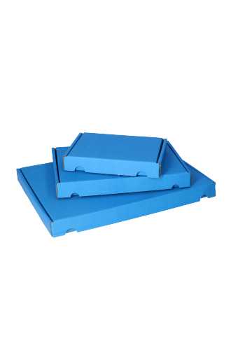 Brievenbusdoos Met Klep Pinto Kraft Blauw A6 16x12x2.5cm 25st OP IS OP