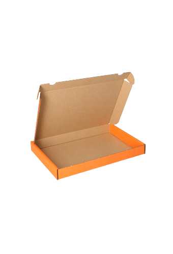 Brievenbusdoos Met Klep Pinto Kraft Oranje A5 23x16x2.6cm 25stuks