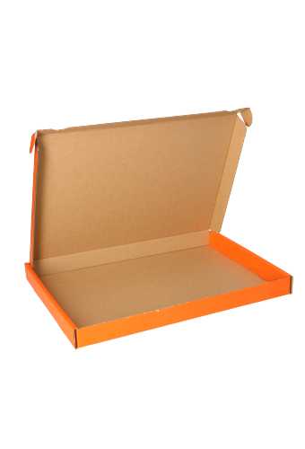 Brievenbusdoos Met Klep Pinto Kraft Oranje A4 31x22x2.6cm 25stuks