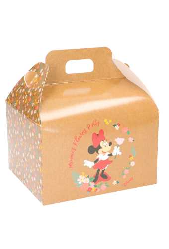 2 HALEN & 1 BETALEN Draagdoos Lunchbox Minnies Kraft 16x14x10cm 10st