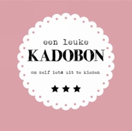 Kadobon Old Pink + Envelop 12x12cm 12stuks