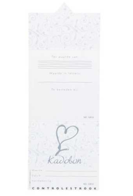 Kadobon Manicure Heart + Envelop 12x12cm 12stuks