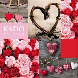 Kadobon Loving You + Envelop 12x12cm 12stuks