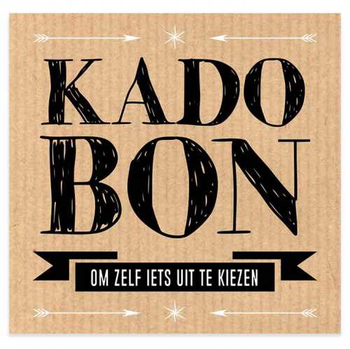 Kadobon Kraft Zelf Iets Uit Te Kiezen + Envelop 12x12cm 12stuks