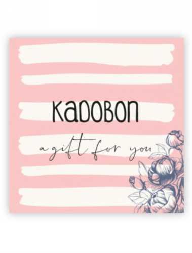 Kadobon A Gift For You Roze + Envelop 12x12cm 12stuks