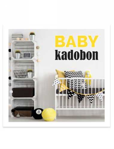 Kadobon Baby + Envelop 12x12cm 12stuks