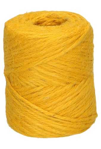 Koord Lint Jute Geel 2mm x 70 meter