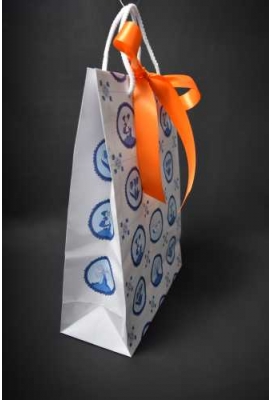 Kadotas Delfts Blauw Tegeltje Met Koord & Lintgleuf 24x10x32cm 10st