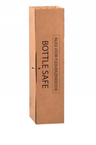 Wijn Verzendverpakking Hout 1 fles 11x10x40.5cm Met inlay FSC® 50stuks