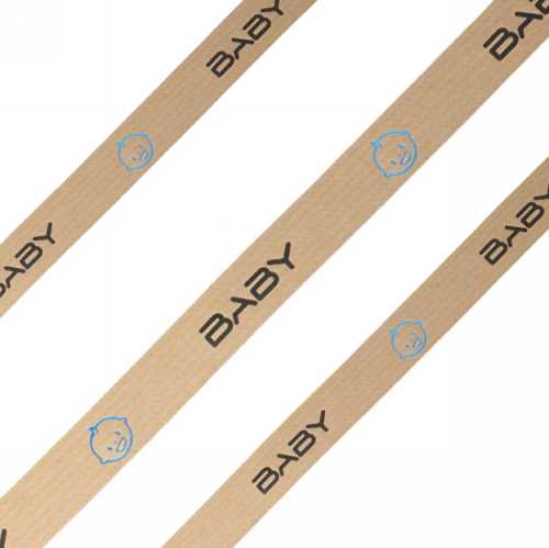 Krullint Kraft Bruin Baby Jongen 15mm x 50 meter