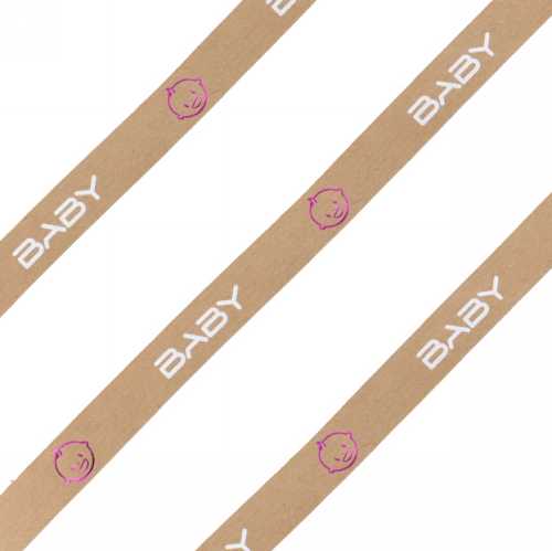 Krullint Kraft Bruin Baby Meisje 15mm x 50 meter