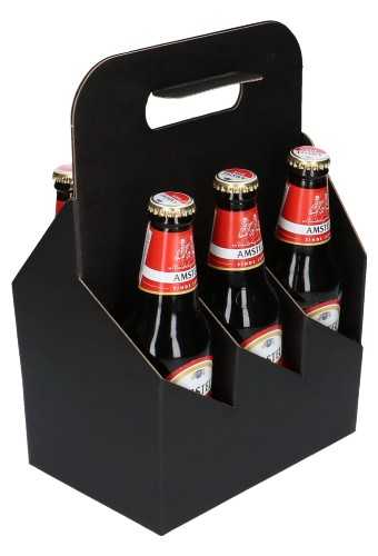 Bierverpakking Draagdoos Brugge Zwart voor 6 flesjes 33cl 10stuks