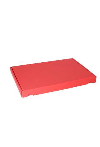 Brievenbusdoos Met Klep Pinto Kraft Rood A4 31x22x2.6cm 25stuks