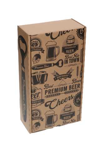 Bierdozen Premium Beer 34x17.2x9.2cm 2 flesjes Bier 15stuks