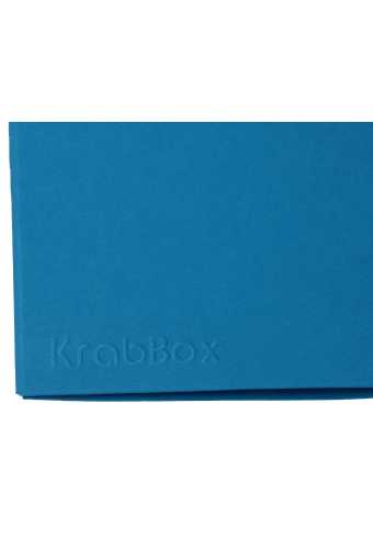 2 HALEN & 1 BETALEN Kadodoos KrabBOX Gerecycled Blauw 10x10x10cm 25st